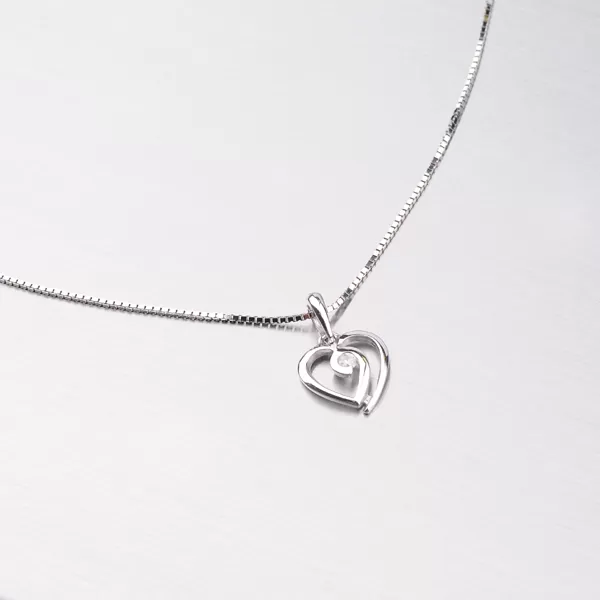 Dámský přívěsek žluté zlato 585 - srdce DZ1609B