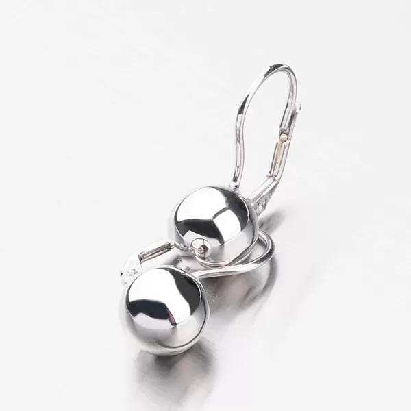 Stříbrné náušnice s kuličkou 6 mm E2102932-1132-SLX