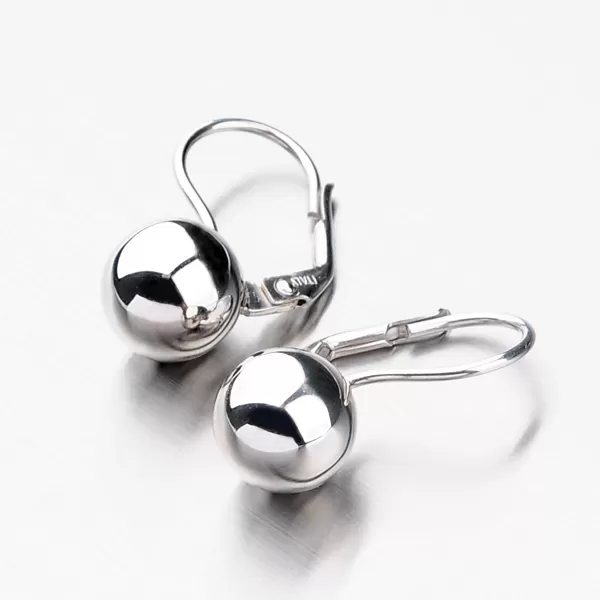 Stříbrné náušnice s kuličkou 6 mm E2102932-1132-SLX