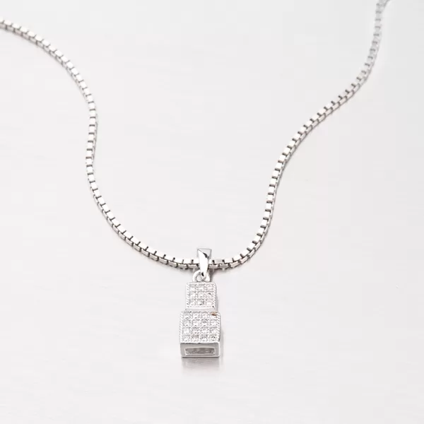 Přívěsek stříbrný se zirkony AP178