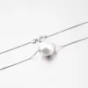 Stříbrný náhrdelník s kuličkou N1300209-0851-SLX