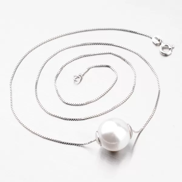 Stříbrný náhrdelník s kuličkou N1300209-0851-SLX