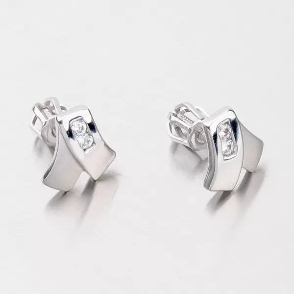 Náušnice ze zlata DZ1640B