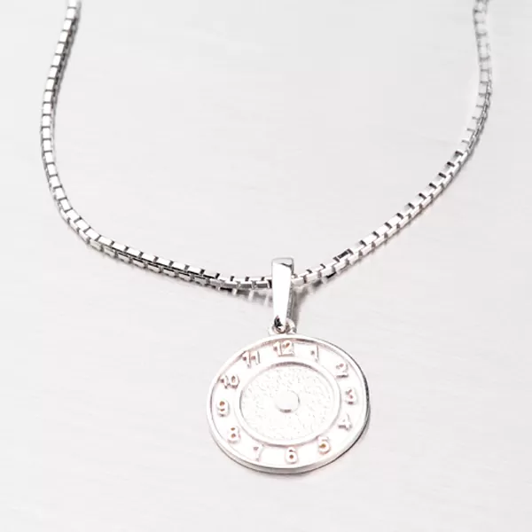 Zlatý přívěsek - křtící hodiny 687-0042