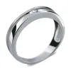 Dámský prsten bílé zlato 585/1000 přírodní diamant 0.070 ct G/SI DF1710