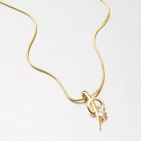 Přívěsek se zirkonem ze zlata DZ1936ZL