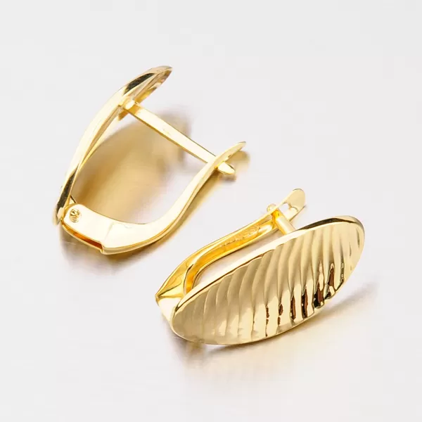 Dámské náušnice žluté zlato 585 143-1196