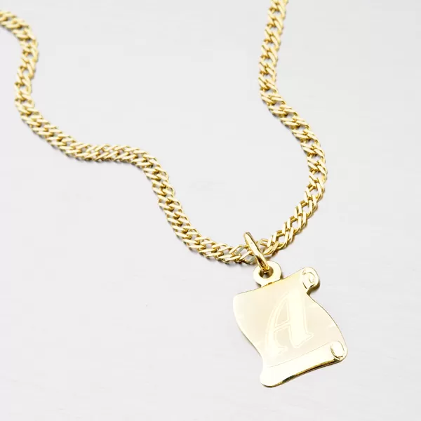 Zlatý pergamen s písmenkem A 43-2065-A