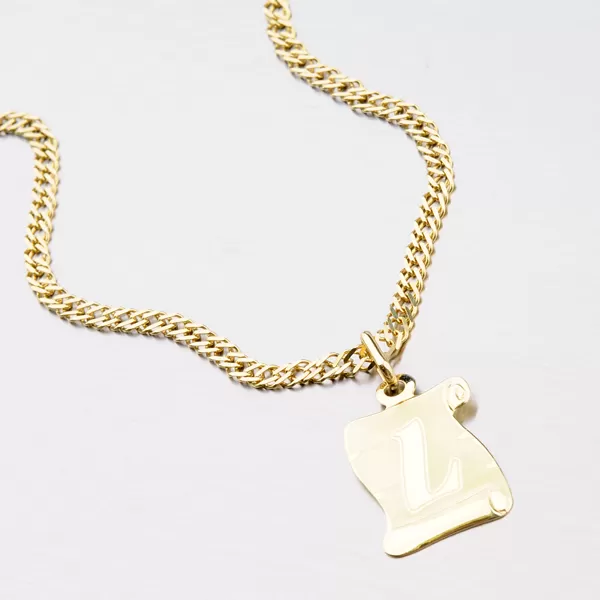 Zlatý pergamen s písmenkem L 43-2065-L