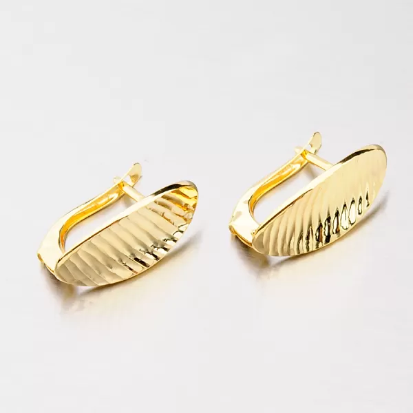 Dámské náušnice žluté zlato 585 143-1196