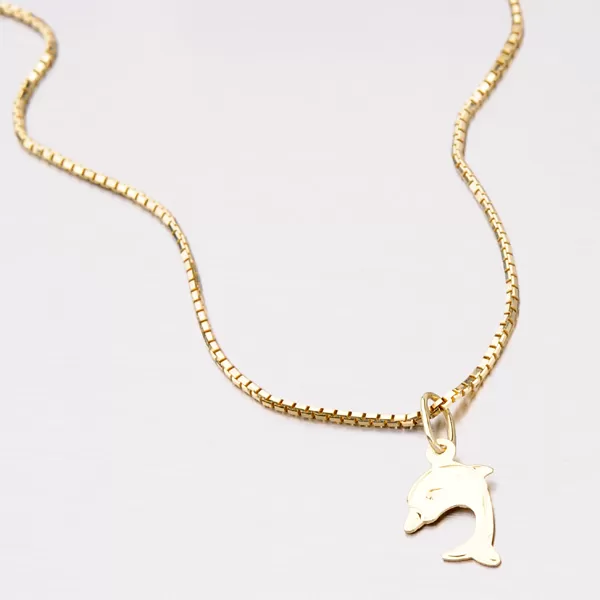 Delfínek ze žlutého zlata 322-1096