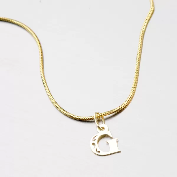 Přívěsek žluté zlato 585 písmeno G 442-0002-G