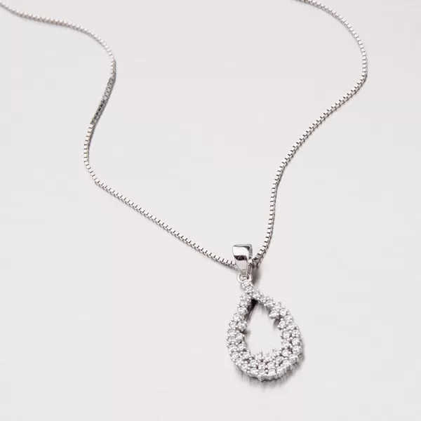 Zlatý přívěsek se zirkony 147-1020