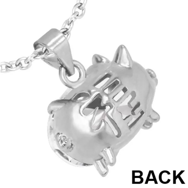 Přívěsek ocel zirkon prasátko GOPT085