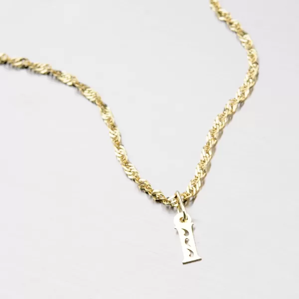 Přívěsek žluté zlato 585 písmeno 442-0002-I