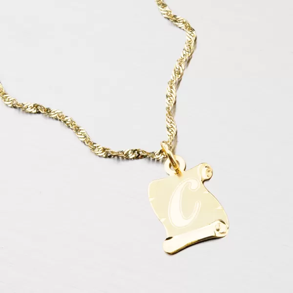 Zlatý pergamen s písmenkem C 43-2065-C