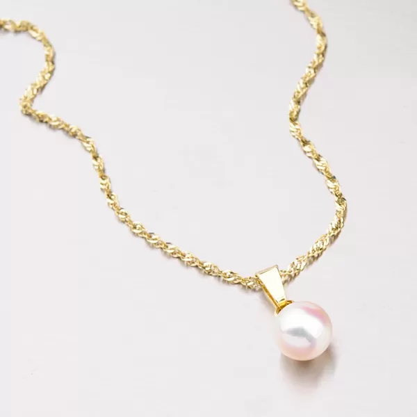 Zlatý přívěsek s perlou 352P-130100