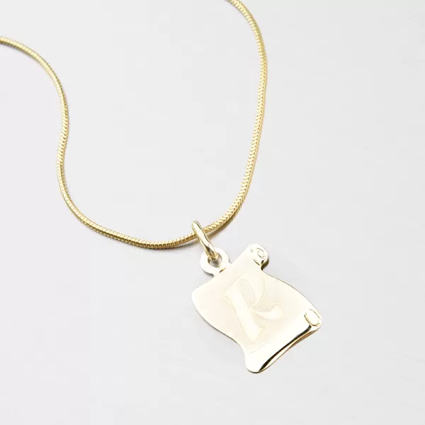 Zlatý pergamen s písmenkem R 43-2065-R