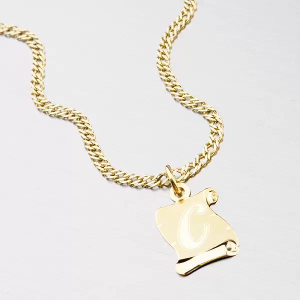 Zlatý pergamen s písmenkem C 43-2065-C