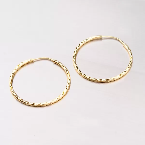 Kruhy zlaté - 30 mm 113-1436