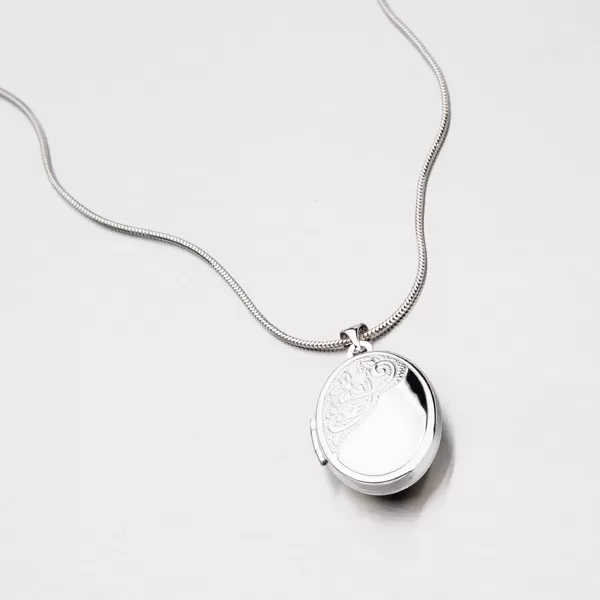 Dámský přívěsek bílé zlato 585 medailonek na fotku 197-0342