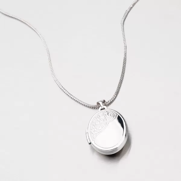 Dámský přívěsek bílé zlato 585 medailonek na fotku 197-0342
