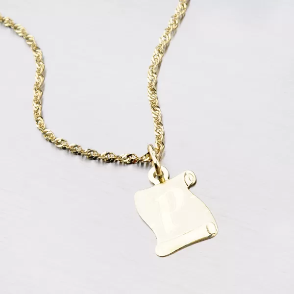 Zlatý pergamen s písmenkem P 43-2065-P