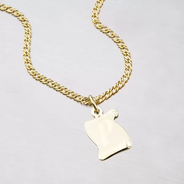 Zlatý pergamen s písmenkem P 43-2065-P