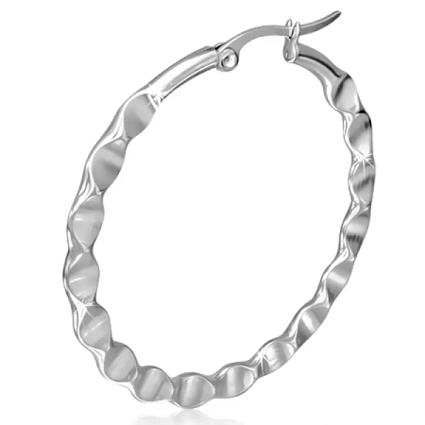 Lesklé ocelové kruhy 35mm GGEO246