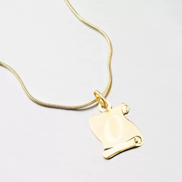 Zlatý pergamen s písmenkem O 43-2065-O