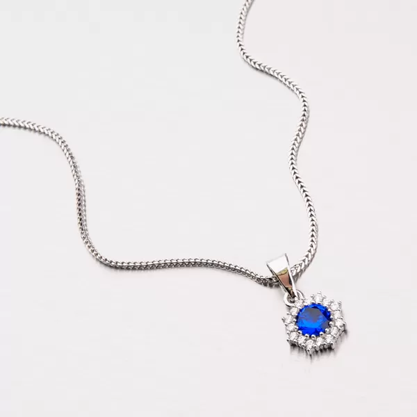 Zlatý přívěsek se zirkony 357P-130086-02