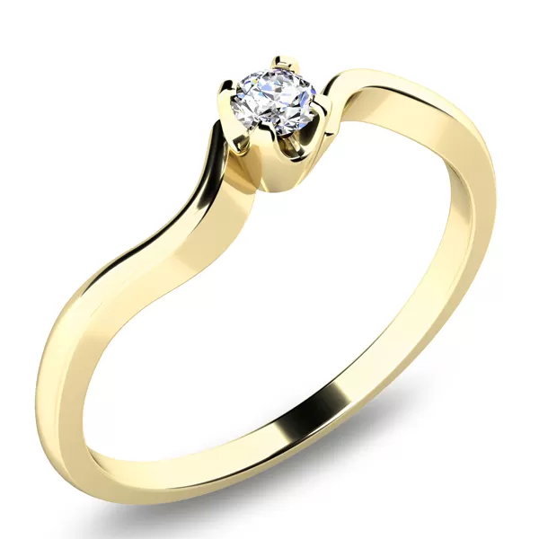 Prsten s diamantem 10937D