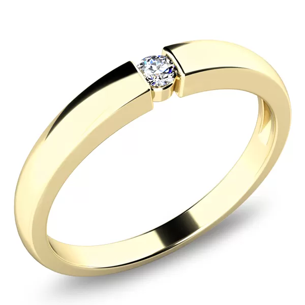 Dámský prsten s diamantem 10935D