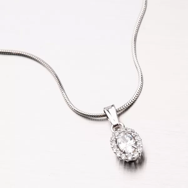 Zlatý přívěsek se zirkony 13-236