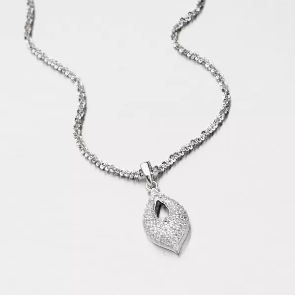 Stříbrný přívěsek se zirkony PXX02130189