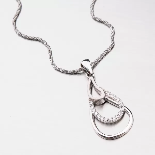 Dámský přívěsek stříbro 925 zirkon ZS-160/P-OKS