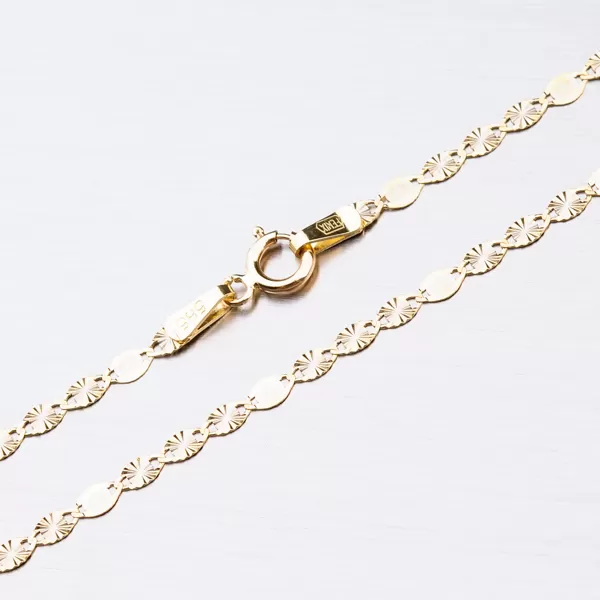 Náramek zlato 585 facetovaný 44-1539