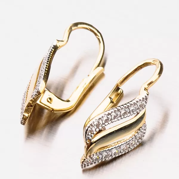 Dámské náušnice zirkony 42-31545