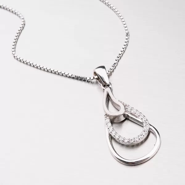 Dámský přívěsek stříbro 925 zirkon ZS-160/P-OKS