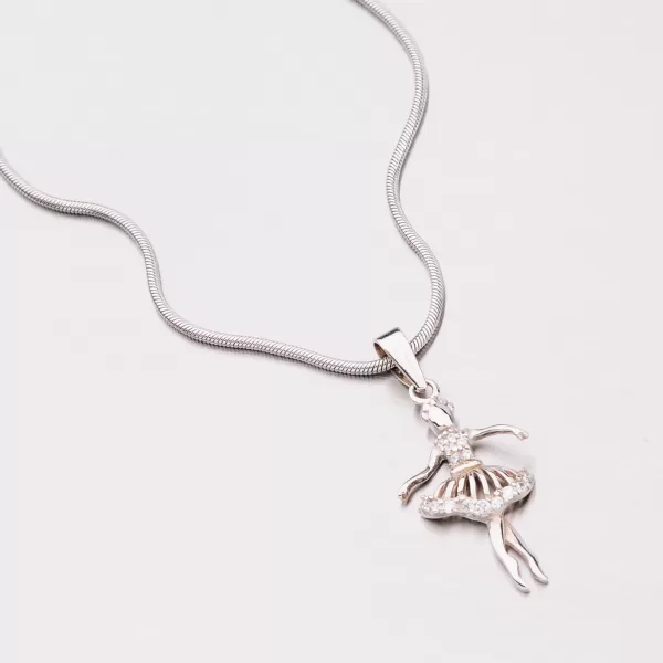 Stříbrný baletka - přívěsek P1504747-1905-SLX