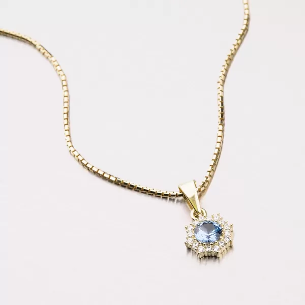 Přívěsek se zirkony 352P-130086-03