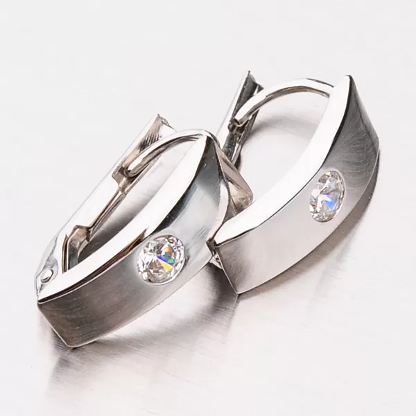 Náušnice z bílého zlata 42-31510