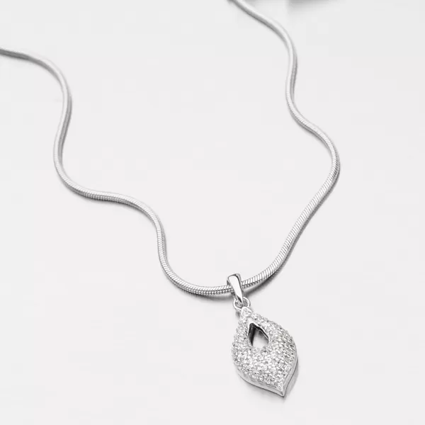 Stříbrný přívěsek se zirkony PXX02130189