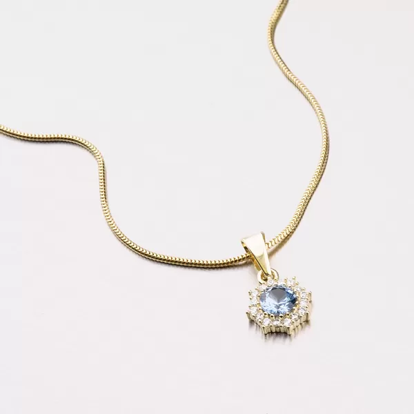 Přívěsek se zirkony 352P-130086-03