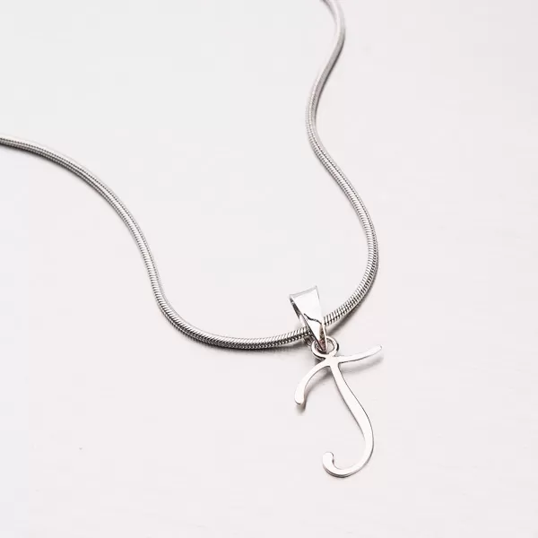 Přívěsek bílé zlato 585 - písmeno 43-21029-I