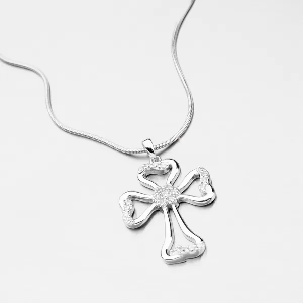 Stříbrný kříž MTP8974