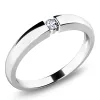 Zásnubní prsten bílé zlato 585/1000 zirkon ZP-10935-B-ZIR
