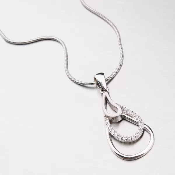 Dámský přívěsek stříbro 925 zirkon ZS-160/P-OKS