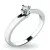 Dámský prsten bílé zlato 585/1000 přírodní diamant 0.100 ct G/SI 10941D