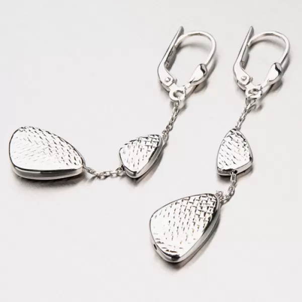 Zlaté visací náušnice 12-346